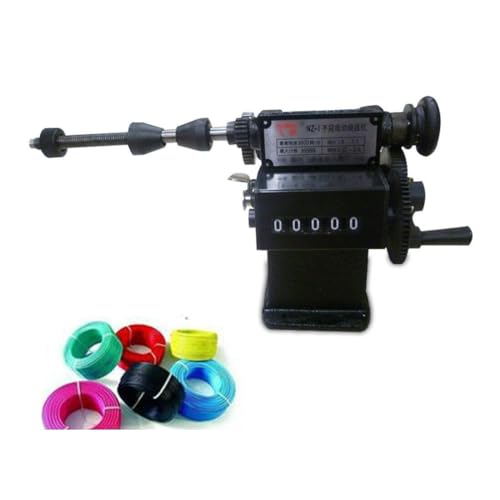 Leblett OT-MLLCR-696 Multifunction Hand & Electric Industry Spring Winding Count Machine Calculate Tool,Dual Purpose Counter Hand Coil Winding Tool Wire Tool Manual Coil Winder Machine cover