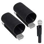 SUNMON Lot de 2 manchons élastiques pour microphone à main pour enregistreur vocal Sony, accessoires compatibles avec Sony TX660/Sony TX650, pour discours, caméra d'entrevue, microphone portable de