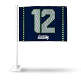 Rico FG2912-2 Seattle Seahawks Alt 12 Man Car Flag