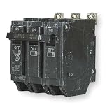 GE THQB32080 Bolt-On Mount Type THQB Miniature Circuit Breaker 3-Pole 80 Amp 240 Volt AC