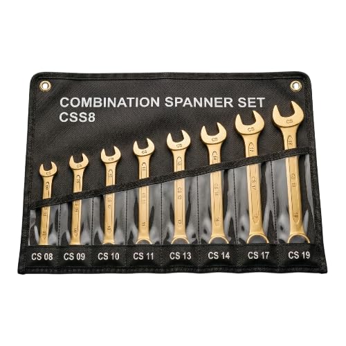 Combination Spanner Set 8 Pieces | Carbon Steel Double Open & Ring Spanner Set | Chrome Plated Hand Tool for Automotive Repair, Industrial Maintenance, Mechanical Workshop & Home Use-image-6