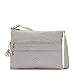 Kipling womens WomenÃ‚â€™s Alvar Bag, Super Light, Durable Messenger Bag, Nylon Shoulder Crossbody Bag, Grey Gris, Medium US