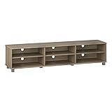 Atlin Designs Modern Wood TV Stand for TVs up to 85' in Brown