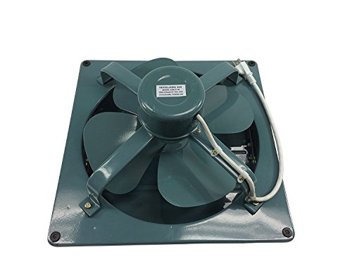 Professional Grade Products 9800512 Metal Shutter Exhaust Fan for Garage Shed Pole Barn Hydroponic Ventilation, 10" - Thumbnail 3