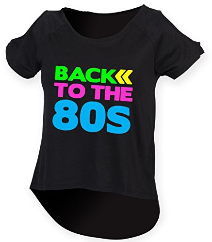 BACK TO THE 80s Ladies Drop Tail Top (14)
