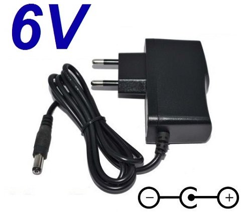 Cargador Corriente 6V Reemplazo Vigilabebes TOPCOM 2.4 GHz Digital Wireless Babyviewer 2500 v3.0 Recambio Replacement