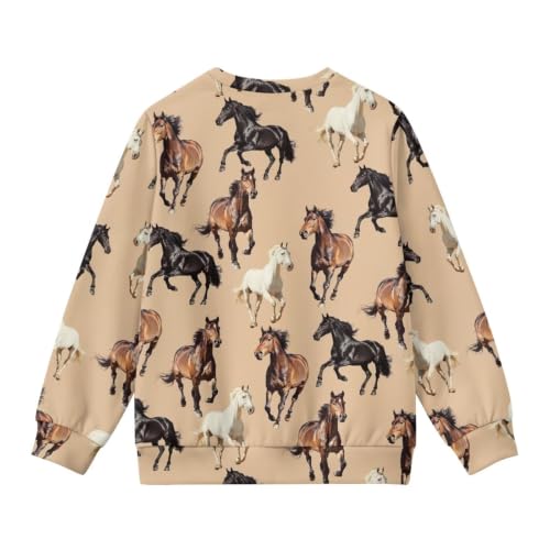 Image of Girls Cardigans Sweater Long Sleeve Crew Neck Button Down Sweaters School Outerwear for Kids Fall Winter Tops