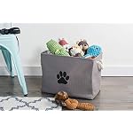 Bone Dry Pet Storage Collection Collapsible Bin, Small Rectangle, Gray - Image 2