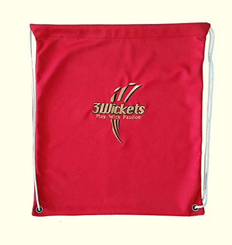 3Wickets Bolsa de deporte roja Cover