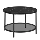 couchtisch naturstein glas [Was Sie bekommen] Einen modernen Couchtisch, der Sie über viele Jahre hinweg begleiten wird, mit einer Tischplatte in Marmoroptik und einer Ablage aus Hartglas unten, sowie einer klaren Anleitung für eine einfache Montage