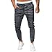 Produktbild Herren Freizeithose Kariert Slim fit Anzughose Tunnelzug Strecken Skinny Hosen Sommer Hose Jogginghose Trainingshose Sporthose Sweatpants Trekking Gym Jogger Freizeit Laufen Grau Fitness Pants