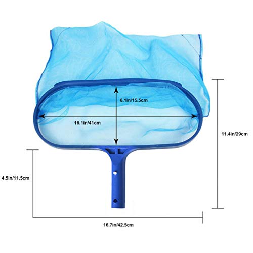 DOITOOL Rede de limpeza de piscina para piscina com 2 peças de rede para piscina e folhas de piscina