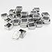 Square Metal Tins with Window Lids by Celebrate It, 30ct.