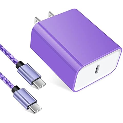 Samsung A55 Wall Charger,20W USB C Charger Block for Samsung Galaxy A16 A35 S24 Ultra S24 FE S23 A15 5G A54 A14 Z Flip6 Z Fold6,Google Pixel 9 Pro Fold 9 Pro XL 8 Pro 7 6 with 6FT USB C to C Cable Cover
