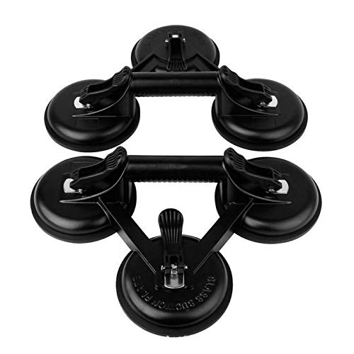 A TO Z GLASS Suction Lifter 3 Cups , 31 X 26 X6.8 cm, Black - 1 Pair (B07PNDKGN1) Amazon Price History, Amazon Price Tracker