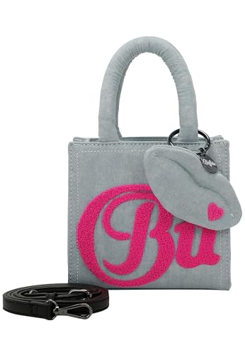 Zapatillas plataforma Buffalo Boxy21 Denim Pink de mujer en lona rosa tejana urbana