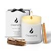 Candles for Home Sage Palo Santo Candle Non Toxic Candle 50 H Long Lasting Soy Candles with Essential Oils Sage Candles for Cleansing House Negative Energy Gift Box 83oz