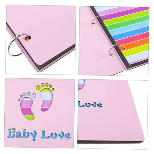 SEWACC 2 Peças Álbum De Bebê Álbum De Crescimento De Bebê DIY Álbum De Fotos De Família Novo Álbum D