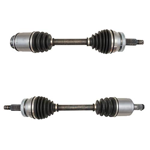 Image of TRQ Front Driver and Passenger CV Axle Assembly Set Neoprene Boots Moly Greased for 2010-2012 Hyundai Santa Fe 2011-2013 Kia Sorento AWD FWD Automatic