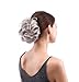 MERRYLIGHT Ladies Hair Bun Chignon Hairpiece Scrunchie Hairpiece Scrunchie(Mixed Dark Grey&White-M33/60)