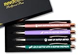 InnoBeta German Shepherd Gifts for Women, Ballpoint Pen Set of 4, German Shepherd Mom Gifts for Christmas, Birthday - German Shepherd Mom