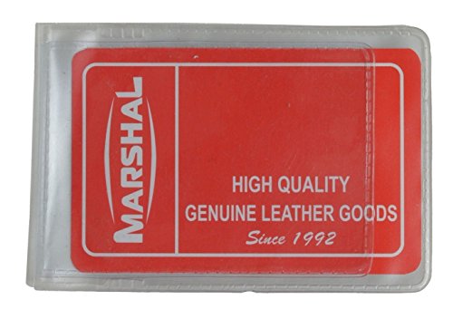 Set of 2 PLASTIC 6 PAGE WALLET INSERT for BIFOLD CARDCASE