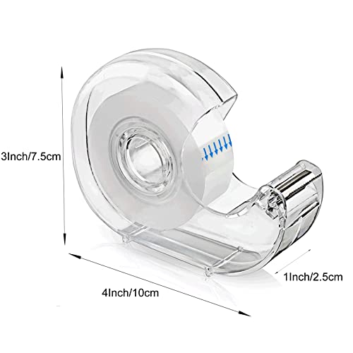 Kidmen Transparent Tape,Clear Tape For Office, Home, School，5 Dispensered Rolls, 0.7 X 1300 Inch #TOP1