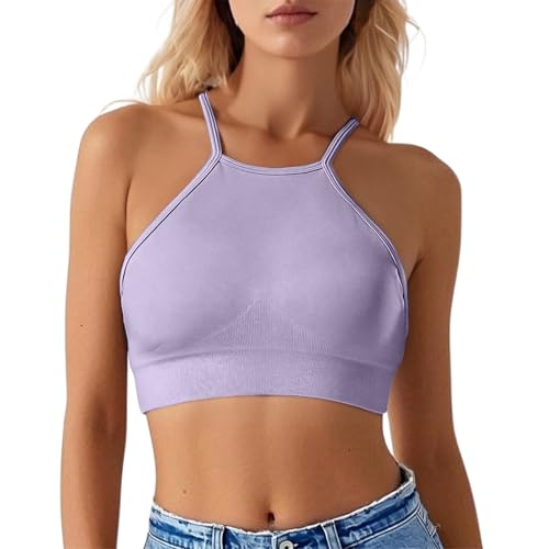 Ensemble de yoga sans couture rose vif à effet push-up galbant taille S