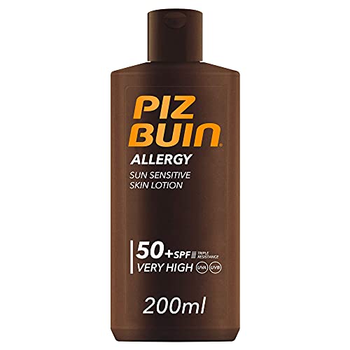 Piz Buin Allergy Protector, Solar Loción Corporal SPF 50+ Protección Muy Alta, 200 ml Cover