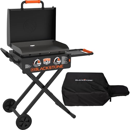 Blackstone 22 Inch Griddle 2350 Portable Blackstone Omnivore Grill with Flexfold Legs, with 22 Inch...