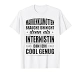 Lustiges Internistin Geschenk als Geschenkidee zum Abschluss oder Abschlussprüfung, bestandenen Prüfung, Rente oder Abschied. Witziges Arzt Facharzt Innere Medizin Geburtstagsgeschenk für eine Studentin sowie für die Abschiedsfeier auf der Uni.