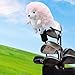 Vaveren Golf Wood Head Cover Golf Club Headcover Wrap Sleeve Golfer Gift Soft Protector Plush Hedgehog Shaped for Practicing Training, Pink