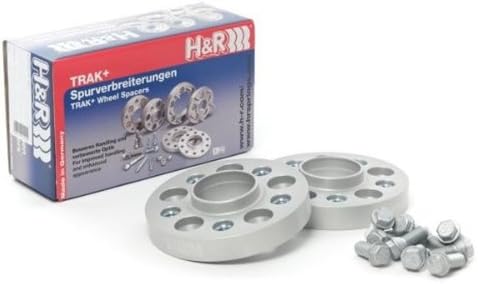 H&R 6035602 DRA-System Wheel Spacer Set 60mm per axle Pattern 5x108-Hub 60,1mm-Bolt Size M12x1,5-Renault