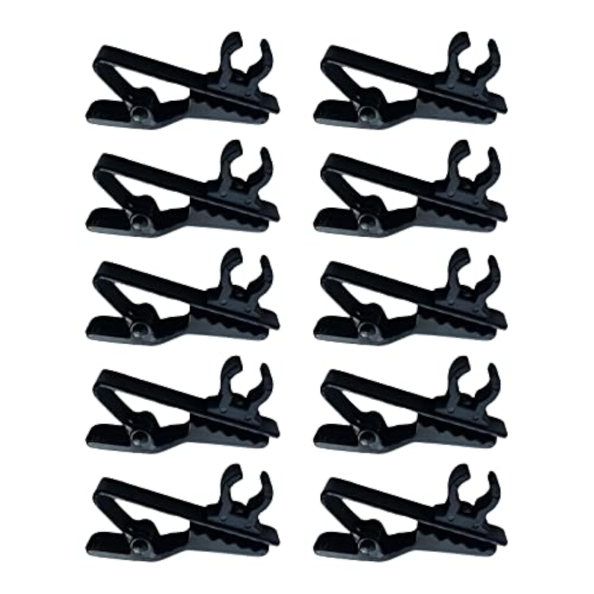 10 Pack Metal Clip for Lavalier Microphone