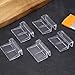PETAXCELL 12 Pcs Aquarium Lid Clips, 6 mm Acrylic Aquarium Cover Bracket Fish Tank Lid Older Fish Tank Clip Transparent Easy to Clean, Intended for Rimless Aquariums Top Cover