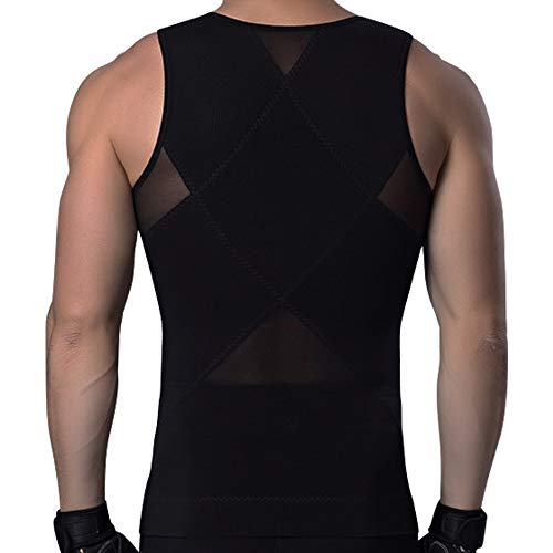 Gsks Compression Shirts For Men Body Shaper Slimming Shirts Shapewear With Zipper #TOP1