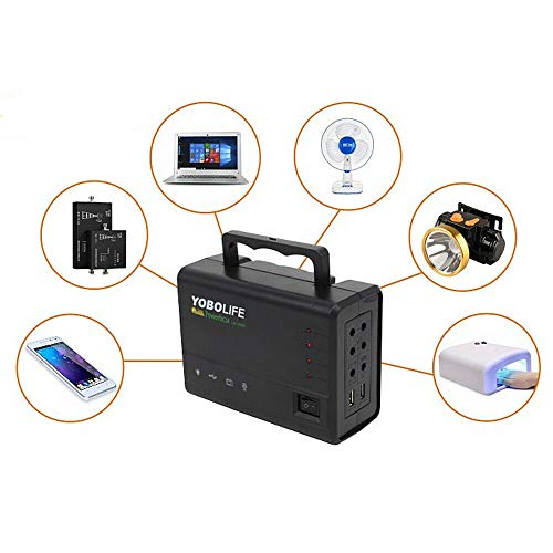 image for TBVECHI Solar Panel Power Generator Kit Portable Battery Pack Power St