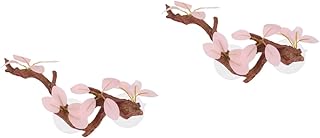 FRCOLOR 2 Peças De Ramos De Resina Simulada Ornamento De Planta Realista Ramo De Réptil Falso Habitats De Répteis Plantas De Aquário Plantas De Répteis Planta Falsa Suprimentos