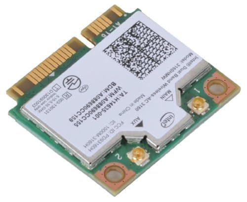 Tarjeta Mini PCIe Intel 3160 de doble banda AC y Bluetooth para portátiles