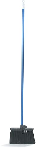 Miniatura 4 de Carlisle FoodService Products CFS 3686403 Duo-Sweep Plastic Coated Metal Handle Wide Warehouse Broom, Synthetic Bristles, 5" Trim x 11" Width