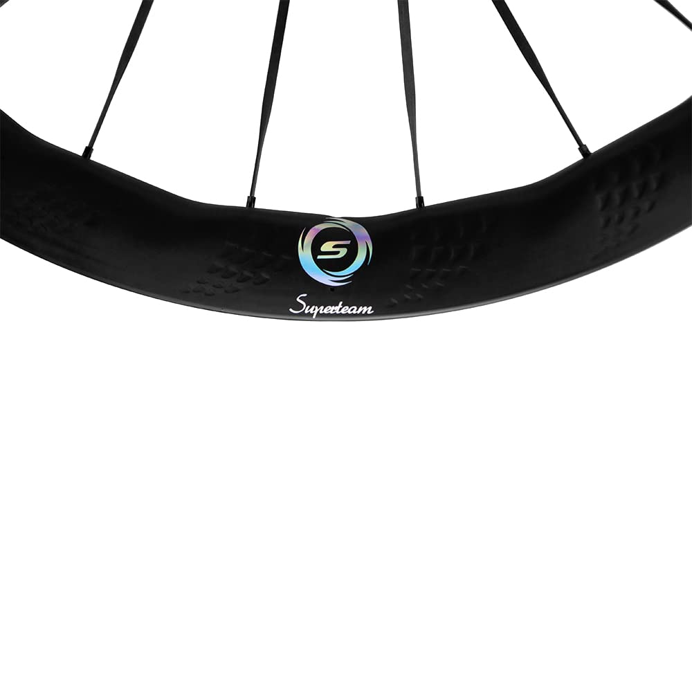 SUPERTEAMカーボンスポークディスクブレーキ50mmチューブレスカー Amazon | SUPERTEAMカーボンスポークディスクブレーキ50mm