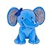 Elefante Peluche Giocattolo Elefante Bambola di Peluche Morbido per Dormire Regalo di Compleanno e Feste per Bambino Ragazzi Ragazze (Blu, Taglia Unica)