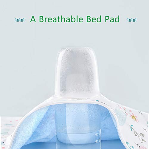 Cozumo Baby Waterproof Bed Pad Bed Wetting Pads Washable For Kids Toddler Potty Training Pads Baby Wateproof Pad Mat For Pack N Play/Crib/Mini Crib Reusable Incontinence Underpads For Kids/Adult/Pets #TOP5