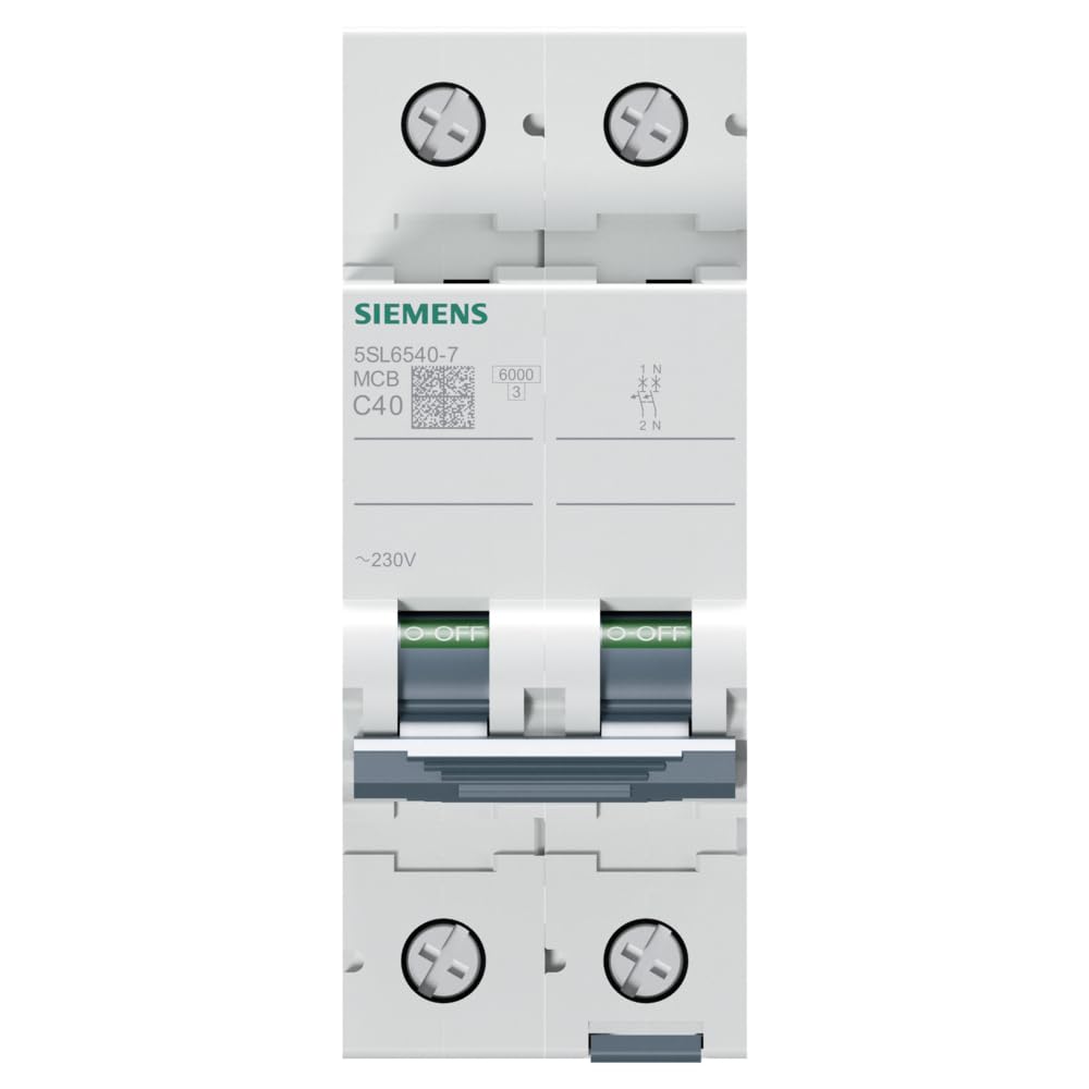 5SL65407 Interruptor automático magnetotérmico 1P+N 40A Curva C 6kA 230V