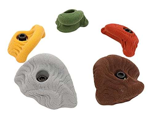 Atomik Climbing 5 Medium Dripstone Jugs in Assorted Earth Tones - Thumbnail 3