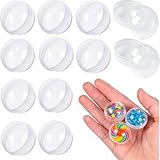 100 Stück Plastikkugeln Zum Befüllen, Weihnachtskugeln Zum Befüllen, Transparente Kugeln Für Weihnachtsdekoration, DIY Bastelprojekte Und Automaten, Ideal Für Kinderpartys Und Kreative Gestaltung