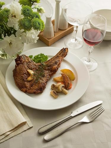 40-Piece-Matte-Fidenza-Hammered-1810-Stainless-Steel-Silverware-Cutlery-Set-Flatware-Service-for-8-Built-to-Last-Commitment 40 Piece Matte Fidenza Hammered 1810 Stainless Steel Silverware Cutlery Set Flatware Service for 8 Built to Last Commitment