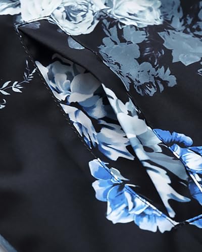Image of HENGAO Men's Stylish Floral Bomber Jacket