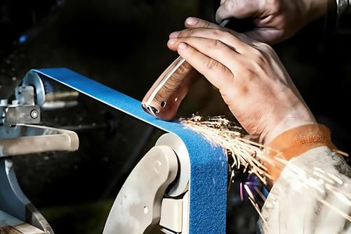 GZKTY Schleifband 50 x 2000 mm, 6 Stück, 40 Körnung, für Bandschleifer, Polieren von Holz und Metall