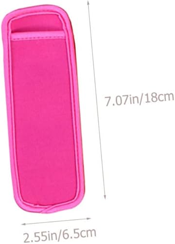 Miniatura 5 de BESTOYARD Juego de 6 paletas coloridas para yogur, tubos de yogur, soportes para paletas de hielo, soporte para paletas para congelador, recipientes